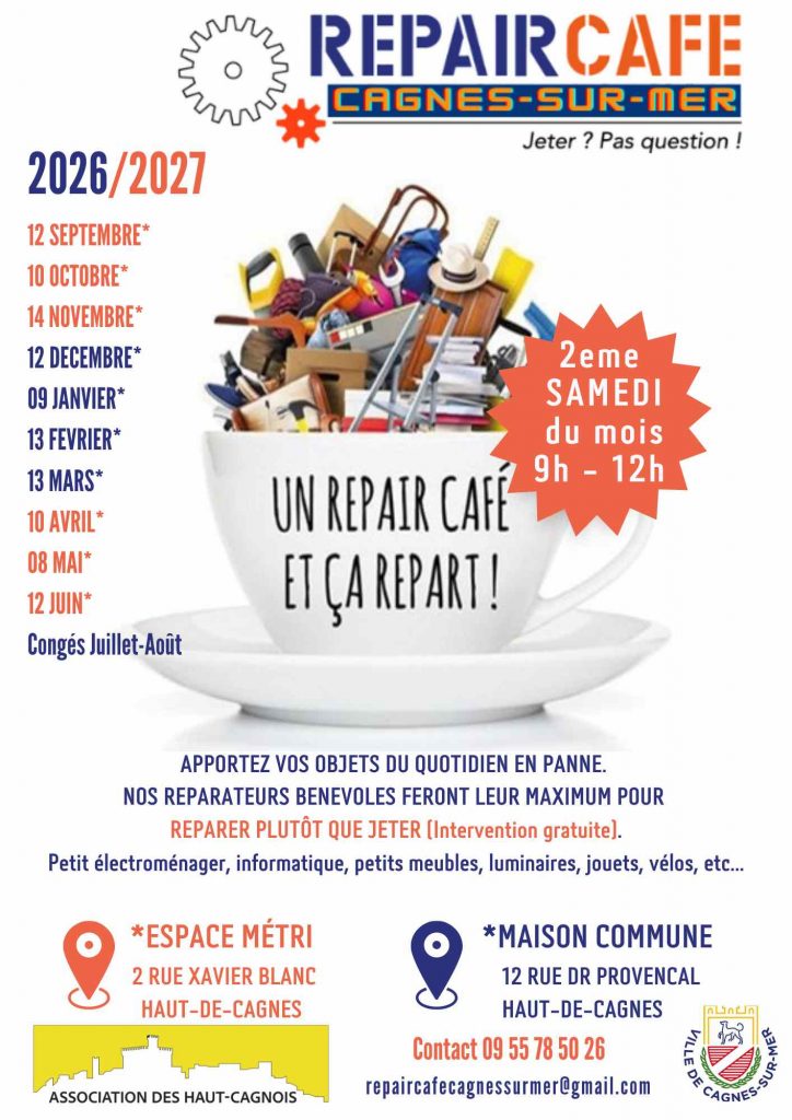 Repair'Café 2026 2027